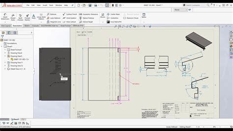 solidworks sheet metal drawing show bend lines|show bend lines solidworks drawing.